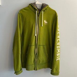 Abercrombie & Fitch zipped hoodie - size XXL